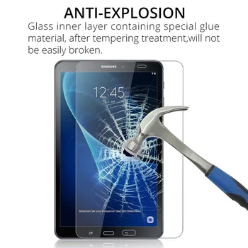 Tvrdené Sklo pre Samsung Galaxy Tab A A6 10.1 2016 10.1 palcový T580 T585 Tablet Glas Screen Protector Ochranná Fólia