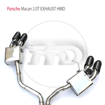 HMD Nerezový Výfukový Systém, Výkon Catback je Vhodný pre Porsche Macan 2.0 T Auto Šál