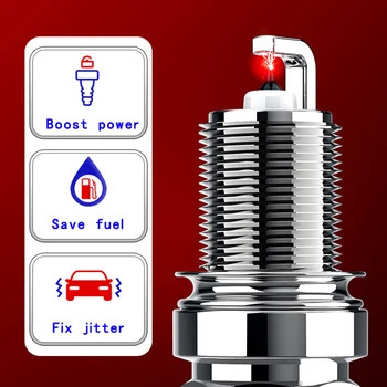 4-6pcs 22401-53J05 V-POWER Nikel Spark Plug vhodné na Nissan PRIMERA SERENA QUEST PATHFINDER D21 HARDBODY Ortuť Villager BKR5EY