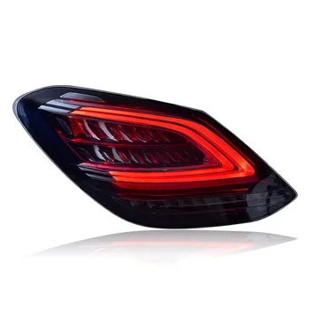 Upgrade Červená Led Zadné Svetlo Koncových Svetiel Zadné Svetlo Auto Led Zadné Svetlo Na Mercedes Benz C Trieda W205 2014-2018